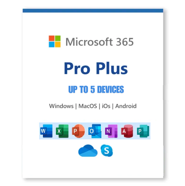 Microsoft OFFICE 365 PRO PLUS | Lifetime Account | 100GB STORAGE | 5 DEVICES  | PC/MAC/iOS/ANDROID Instant Download